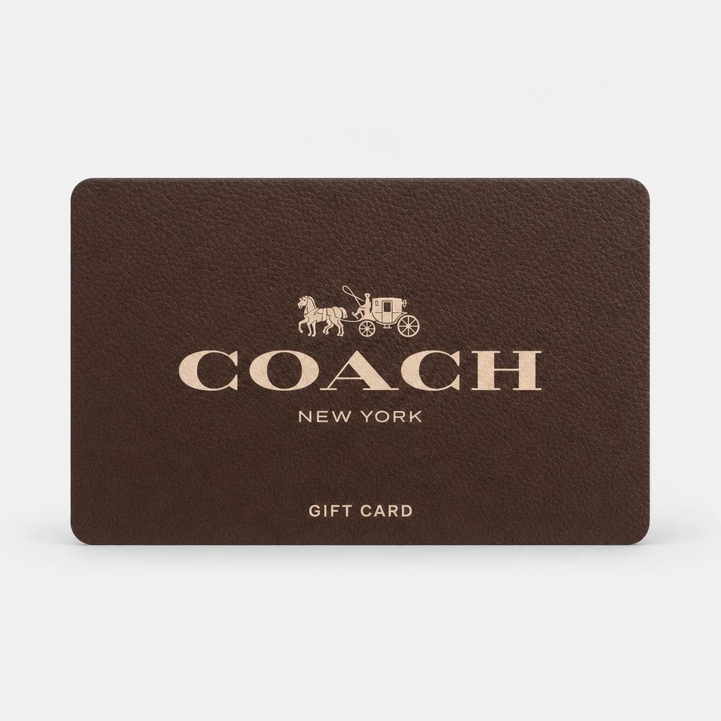 Coach gift card