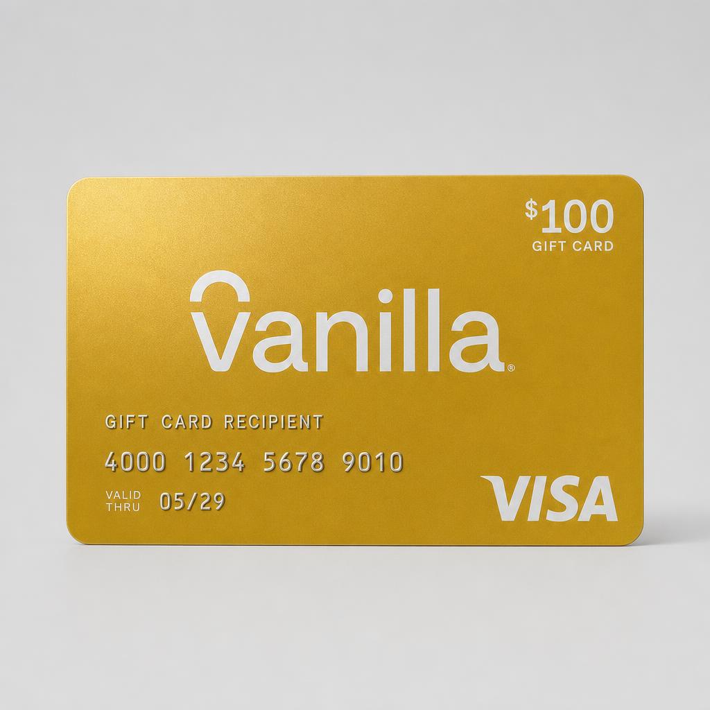 Vanilla gift card